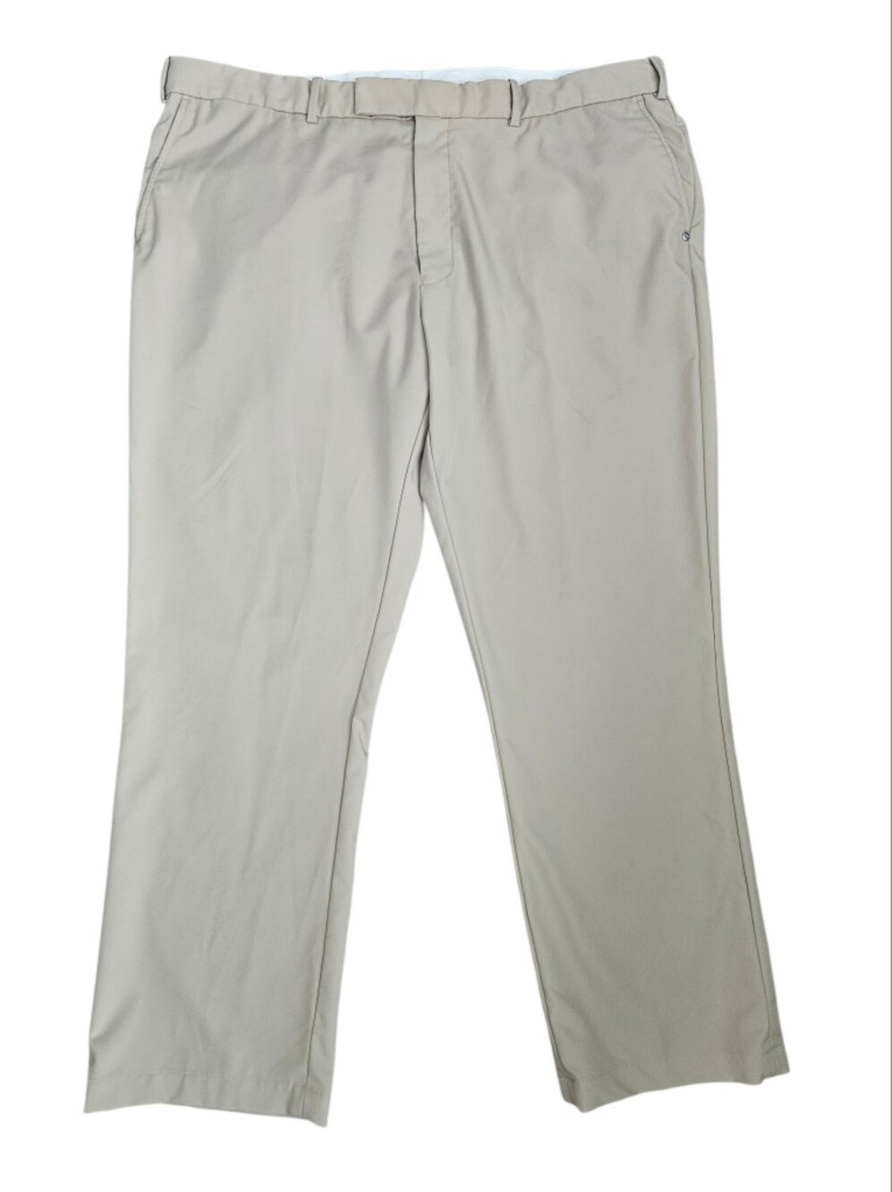 Mens RLX Ralph Lauren Golf Pants Tag Sz 42x32 Flat Front Beige Stretch‎ (42x30)